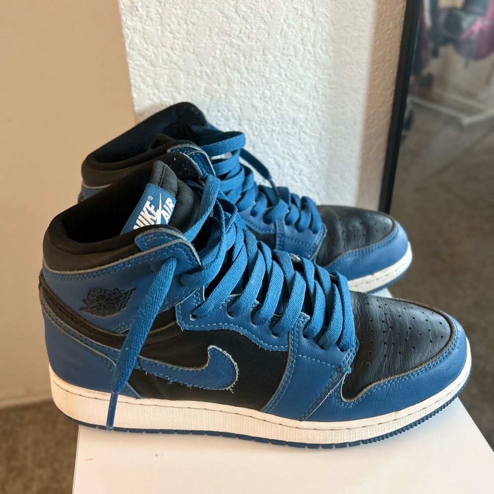MARINE BLUE Nike Air Jordan 1s